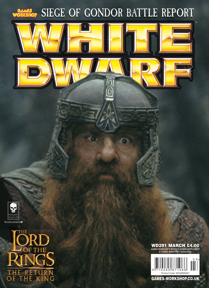 White Dwarf 291 cover