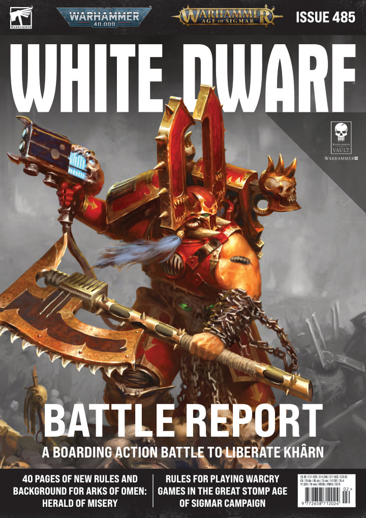 White Dwarf 485 cover